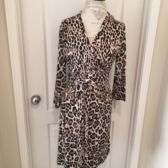 animal print dress banana republic